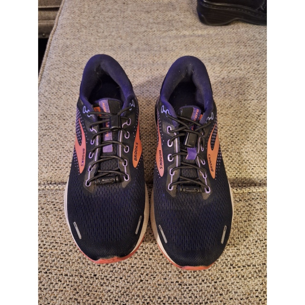 Brooks Women's Adrenaline GTS 22 Blue Pink Running Shoes Sneakers Sz 9‎ Med